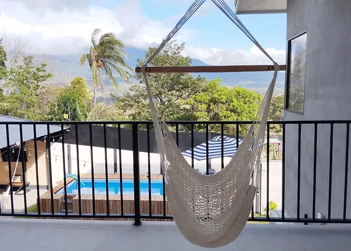 Casa Con Piscina Y Jacuzzi, Vista Al Volcan Tenorio *